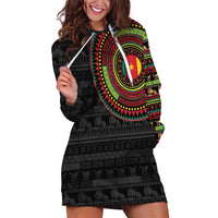 Cameroon Hoodie Dress African Tribal Pattern