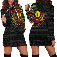 Cameroon Hoodie Dress African Tribal Pattern