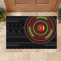 Cameroon Rubber Doormat African Tribal Pattern