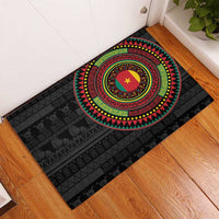 Cameroon Rubber Doormat African Tribal Pattern
