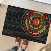 Cameroon Rubber Doormat African Tribal Pattern