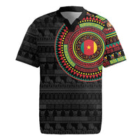 Cameroon Rugby Jersey African Tribal Pattern