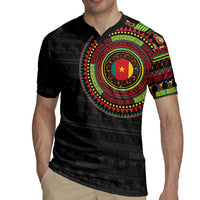 Cameroon Rugby Jersey African Tribal Pattern