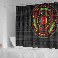 Cameroon Shower Curtain African Tribal Pattern
