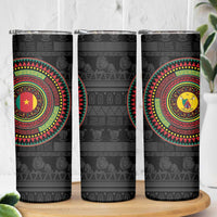 Cameroon Skinny Tumbler African Tribal Pattern