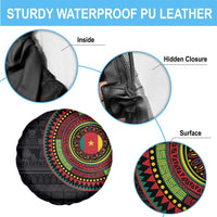 Cameroon Spare Tire Cover African Tribal Pattern