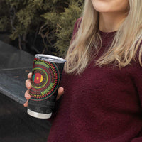 Cameroon Tumbler Cup African Tribal Pattern