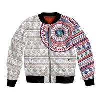 Liberia Bomber Jacket African Tribal Pattern