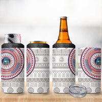 Liberia 4 in 1 Can Cooler Tumbler African Tribal Pattern