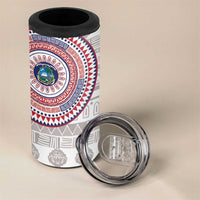 Liberia 4 in 1 Can Cooler Tumbler African Tribal Pattern