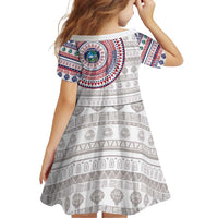 Liberia Family Matching Off Shoulder Maxi Dress and Hawaiian Shirt African Tribal Pattern