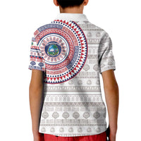 Liberia Kid Polo Shirt African Tribal Pattern