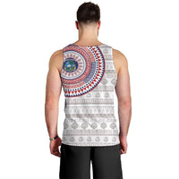 Liberia Men Tank Top African Tribal Pattern