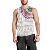 Liberia Men Tank Top African Tribal Pattern