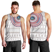 Liberia Men Tank Top African Tribal Pattern