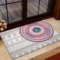 Liberia Rubber Doormat African Tribal Pattern