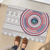 Liberia Rubber Doormat African Tribal Pattern