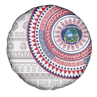 Liberia Spare Tire Cover African Tribal Pattern