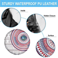 Liberia Spare Tire Cover African Tribal Pattern