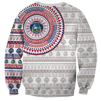 Liberia Sweatshirt African Tribal Pattern