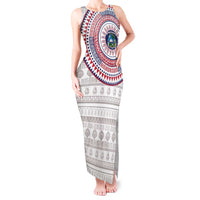 Liberia Tank Maxi Dress African Tribal Pattern
