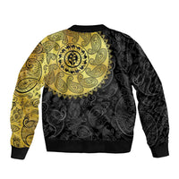 Eritrea Bomber Jacket African Tribal Mix Paisley Pattern