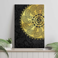 Eritrea Canvas Wall Art African Tribal Mix Paisley Pattern