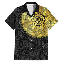Eritrea Family Matching Mermaid Dress and Hawaiian Shirt African Tribal Mix Paisley Pattern