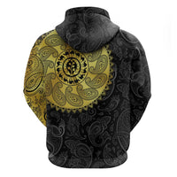 Eritrea Hoodie African Tribal Mix Paisley Pattern