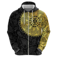 Eritrea Hoodie African Tribal Mix Paisley Pattern