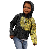 Eritrea Kid Hoodie African Tribal Mix Paisley Pattern