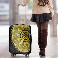 Eritrea Luggage Cover African Tribal Mix Paisley Pattern