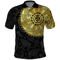 Eritrea Polo Shirt African Tribal Mix Paisley Pattern