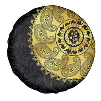 Eritrea Spare Tire Cover African Tribal Mix Paisley Pattern