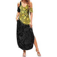 Eritrea Summer Maxi Dress African Tribal Mix Paisley Pattern