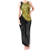 Eritrea Tank Maxi Dress African Tribal Mix Paisley Pattern