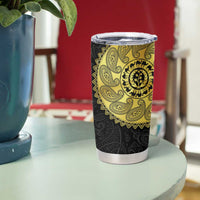 Eritrea Tumbler Cup African Tribal Mix Paisley Pattern