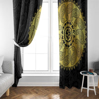 Eritrea Window Curtain African Tribal Mix Paisley Pattern