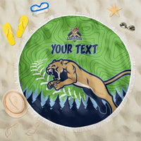Kane County 2025 Baseball Custom Beach Blanket Cougar Fight Cougar Win