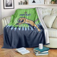 Kane County 2025 Baseball Custom Blanket Cougar Fight Cougar Win