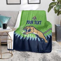Kane County 2025 Baseball Custom Blanket Cougar Fight Cougar Win