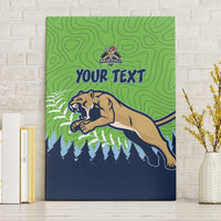 Kane County 2025 Baseball Custom Canvas Wall Art Cougar Fight Cougar Win