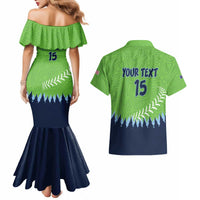 Kane County 2025 Baseball Custom Couples Matching Mermaid Dress and Hawaiian Shirt Cougar Fight Cougar Win