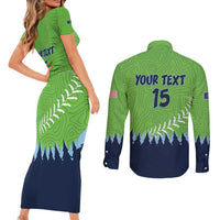 Kane County 2025 Baseball Custom Couples Matching Short Sleeve Bodycon Dress and Long Sleeve Button Shirt Cougar Fight Cougar Win