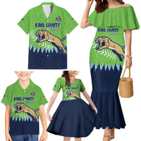 Kane County 2025 Baseball Custom Family Matching Mermaid Dress and Hawaiian Shirt Cougar Fight Cougar Win