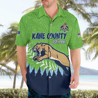 Kane County 2025 Baseball Custom Hawaiian Shirt Cougar Fight Cougar Win