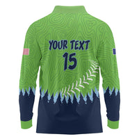 Kane County 2025 Baseball Custom Long Sleeve Polo Shirt Cougar Fight Cougar Win