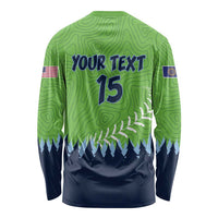 Kane County 2025 Baseball Custom Long Sleeve Shirt Cougar Fight Cougar Win