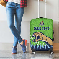 Kane County 2025 Baseball Custom Luggage Cover Cougar Fight Cougar Win