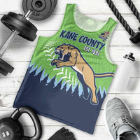 Kane County 2025 Baseball Custom Men Tank Top Cougar Fight Cougar Win
